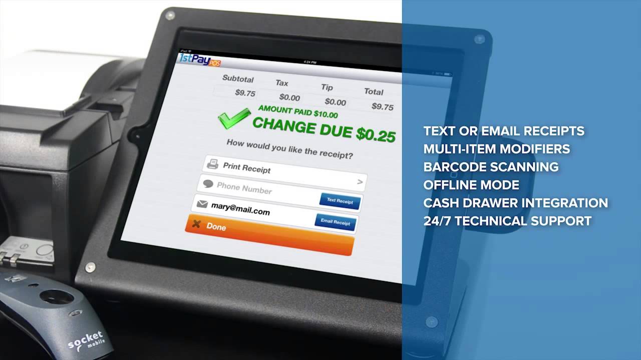 1stPayPOS- iPad Point of Sale Customized for Your Business