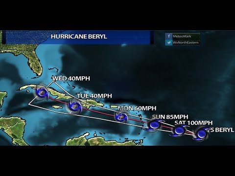 Hurricane Beryl , Tropical Depression Three to Become TS. Chris , Jul 6, 2018