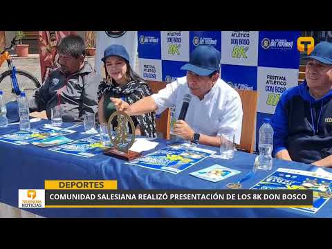 Comunidad Salesiana realizó presentación de los 8K Don Bosco