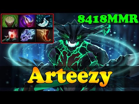Dota 2 - Arteezy 8418 MMR Top America Plays Outworld Devourer Vol 6 - Ranked Gameplay!