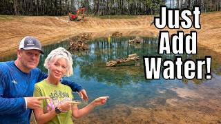 Will it Hold? Filling our Massive 1 MILLION Gallon Pond!