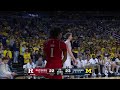Jamichael Davis TRANSITION SLAM At Michigan Rutgers Basketball