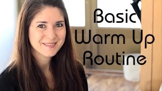 Freya's Singing Tips: Basic Vocal Warm up Routine (Exercises)