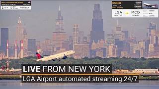 LGA Airport LIVE 24/7 • LaGuardia, New York