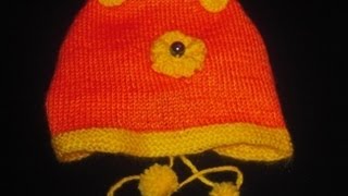 Knitting Baby&#39;s Cap in Urdu/Hindi by Azra Salim