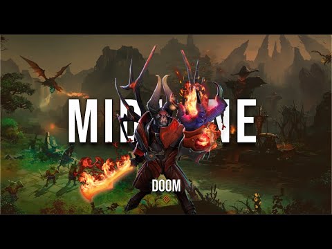How To Play Doom Mid Lane Dota 2 | Ranked Match | Gameplay