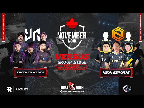 Yangon Galacticos vs Neon Esports - Moon Studio November Mood 2022 - Group Stage - BO2