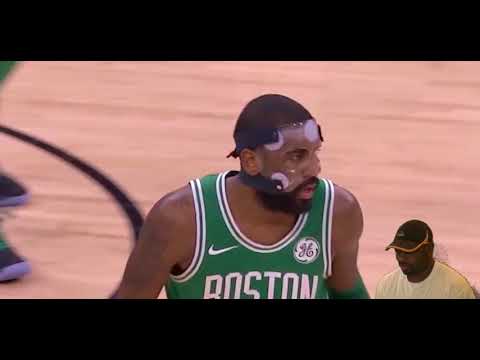 KYRIE PUTS ON A SHOW!!!LAST GAME WITH THE MASK!