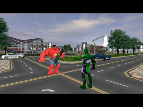Flying Captain Superhero Crime City Rescue | Captain Superhero Vs Monster Vs Red Hulk Vs Superman