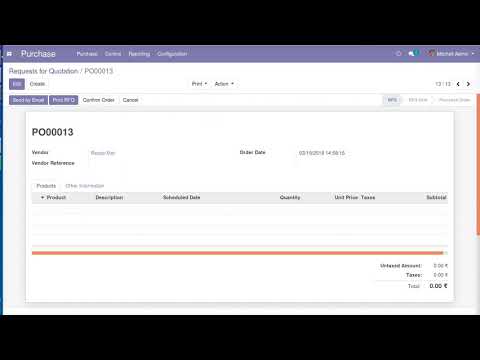 How to Import Multiple Purchase Order Using CSV/XLS file | Odoo Apps Features #odoo #purchaseorder