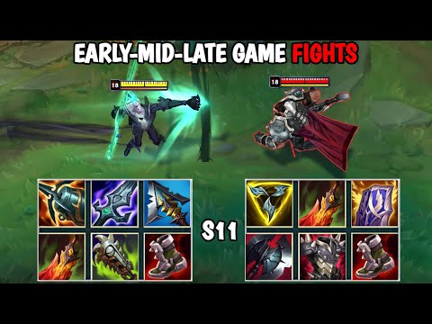 VIEGO vs DARIUS S11 EARLY-MID-LATE GAME FIGHTS & Best Pentakills!