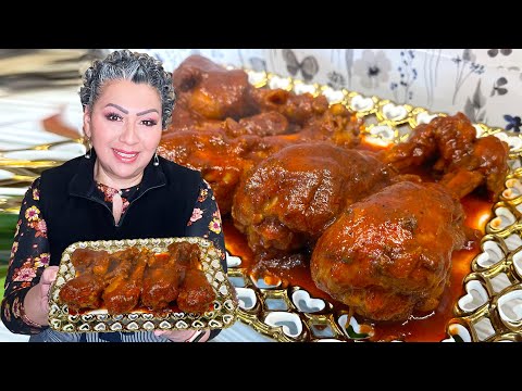 Pollo en Chile Rojo Guajillo 🌶️🍗 | Receta Casera Fácil y Deliciosa