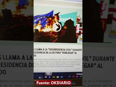 JUNTS calls for civil disobedience during the EU presidency to bring the state to its knees.