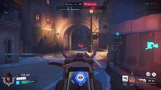 [Overwatch2]DPSエメラルド　サポプラチナ練習中