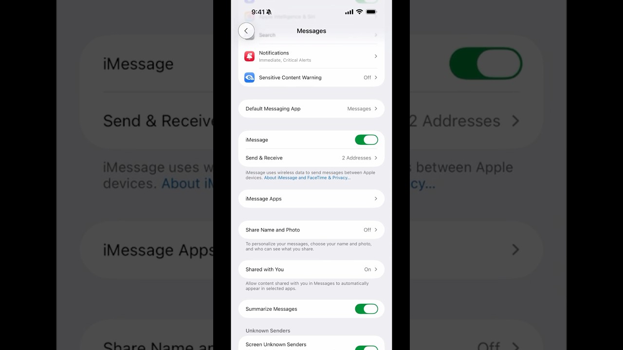 How To Enable iMessage on The iPhone