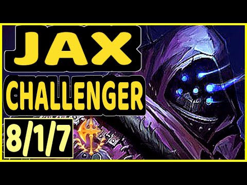 AYEL (JAX) - 8/1/7 KDA CHALLENGER GAMEPLAY - BR