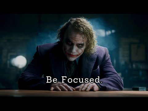 Be So Focused, Their Tactics Stop Working.