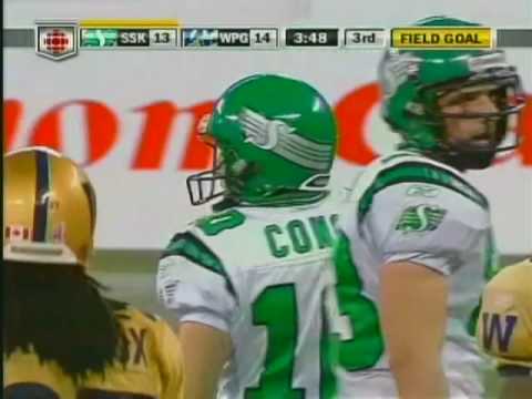 CFL 95th Grey Cup- SSK vs. WPG Nov. 25, 2007