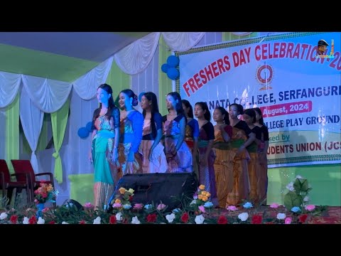 Dahwna Ruwati group dance at Janata College, Serfanguri