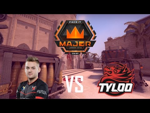 POV - NiKo (FaZe)(22-10) vs TyLoo / mirage / FACEIT Major 2018