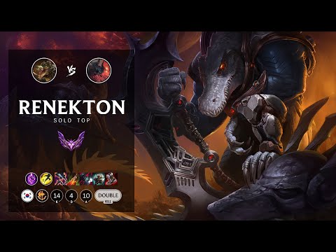 Renekton Top vs Aatrox - KR Master Patch 12.20