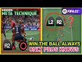 The technique why pros always win the ball easily and have strong pressuring defenses