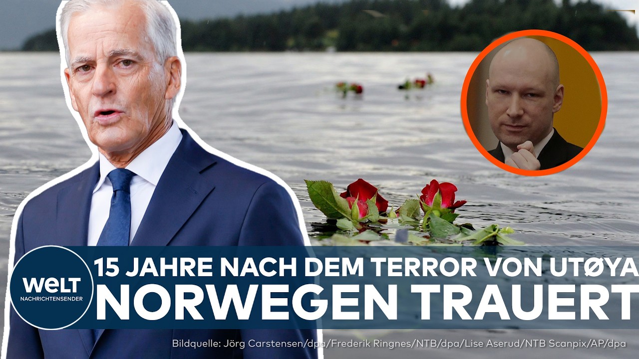 NORWEGEN: 15 Jahre nach den Anschlägen – Norwegen trauert um seine Terroropfer!