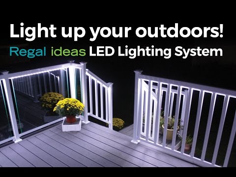 Light up your Outdoors with Regal ideas LED Lighting System!