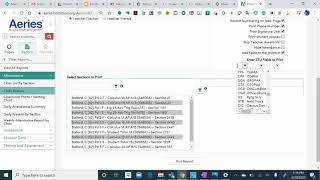 Extracting student email address out of Aeries