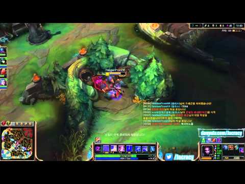 [KR] elise vs riven - jungle - 30mins - 8/4/5 107cs