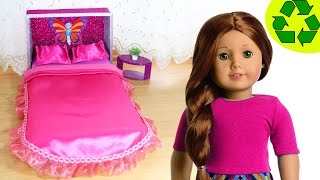 preview picture of video 'Manualidades para muñecas: Cómo hacer una cama para tu muñeca American Girl - Facil'