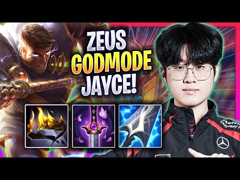 ZEUS LITERALLY GOD MODE WITH JAYCE! - T1 Zeus Plays Jayce TOP vs Gragas! | Season 2024