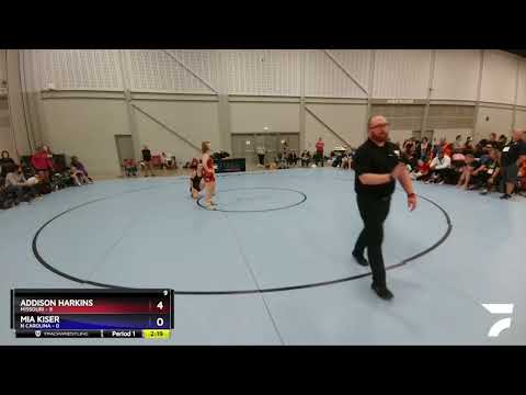 127 Lbs Round 4 (6 Team) - Addison Harkins, Missouri Vs Mia Kiser, N Carolina Cc98