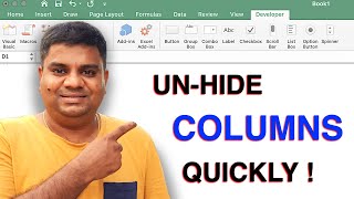 How to Unhide Columns in Excel [ MAC ]