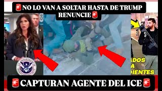 ESTADOUNIDENSES CAPTURAN AGENTE DEL ICE ¡NO LO VAN A SOLTAR HASTA QUE RENUNCIE! AMENAZ4 B9MB4