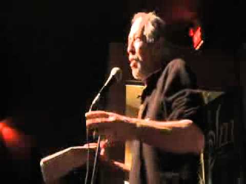 Pierre Falardeau à Trois-Rivières (jeudi 2 avril 2009, au Charlot, filmé par JFV)