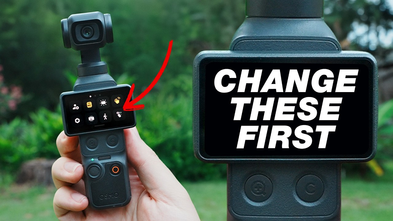 Best Settings for Your DJI Pocket 4!