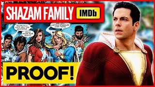 PROOF the SHAZAM Family is in the Movie!
