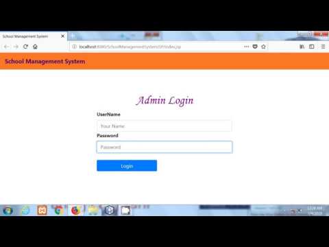 School Management System Project | JSP MYSQL Netbeans | Part 7