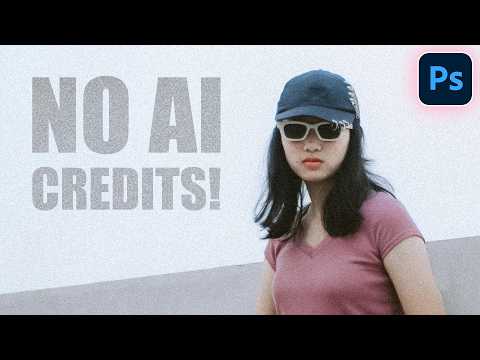 SAVE Your AI Credits! Use THIS Photoshop Clone Stamp HACK Instead