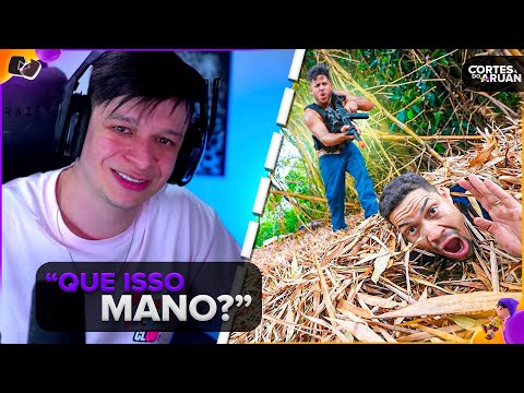 ARUAN REAGE: ELES MITARAM NO ESCONDE ESCONDE COM AIRSOFT NO SITIO (RENATO GARCIA) - Cortes do Aruan