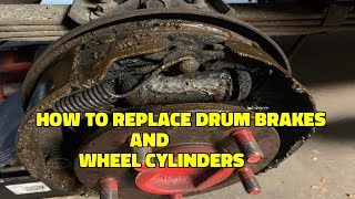 How to replace Drum Brakes & a Wheel Cylinder - Jeep Cherokee XJ