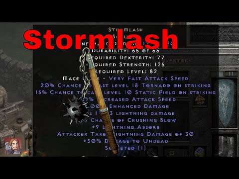 D2R Unique Items - Stormlash (Scourge)
