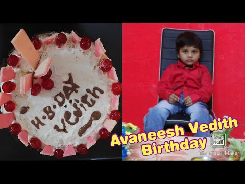 My son #AVANEESH VEDITH# birthday celebration with HOME MADE CAKE/ Deepu Vlog