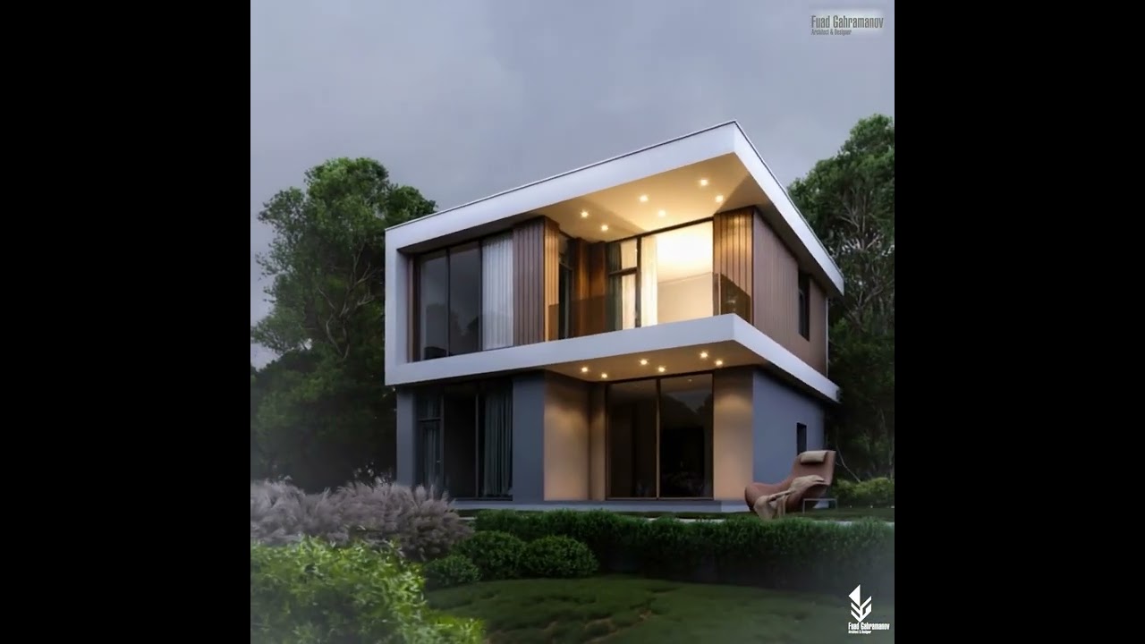 Modern House project https://www.behance.net/gallery/204661737/House-Project-39