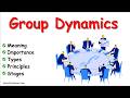 What Is Group Dynamics Meaning Types Importance Stages