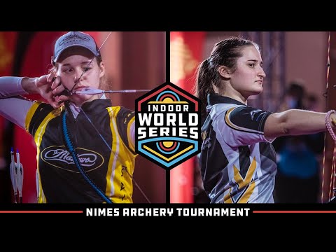 Amanda Mlinaric v Lola Grandjean – compound women bronze | Nimes Archery Tournament