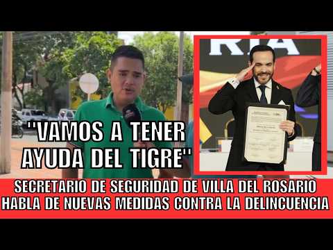 Secretario de seguridad de Villa del Rosario habla de nuevas medidas contra la delincuencia