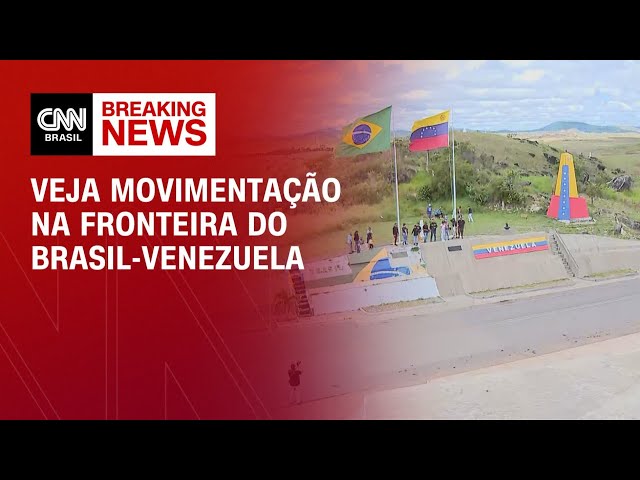 Repórter da CNN mostra movimentação na fronteira do Brasil com a Venezuela | AGORA CNN
