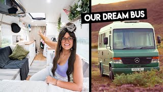 VAN TOUR | She’s BEAUTIFUL - Custard the bus FULL renovation